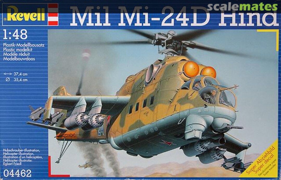 Boxart Mil Mi-24D Hind 04462 Revell