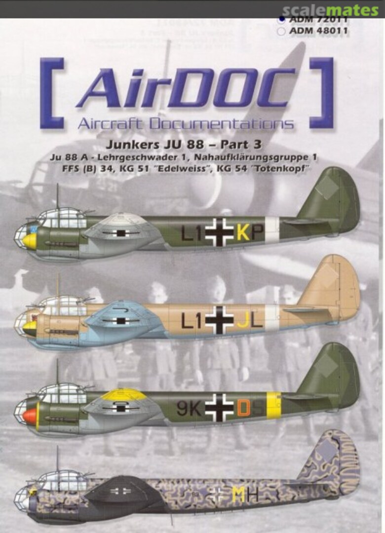 Boxart Junkers Ju 88 – Part 3 ADM72011 AirDOC