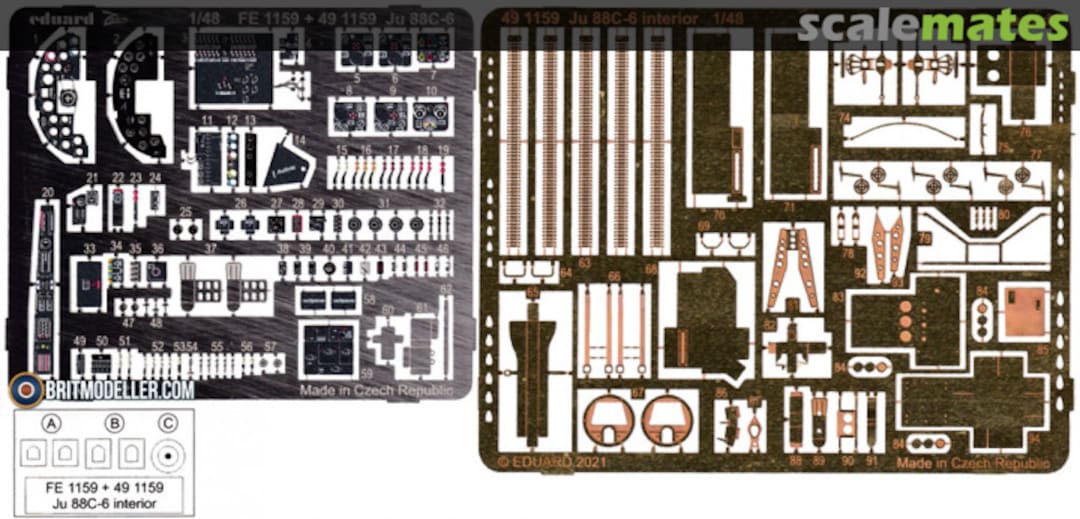 Boxart Ju 88C-6 Interior 491159 Eduard