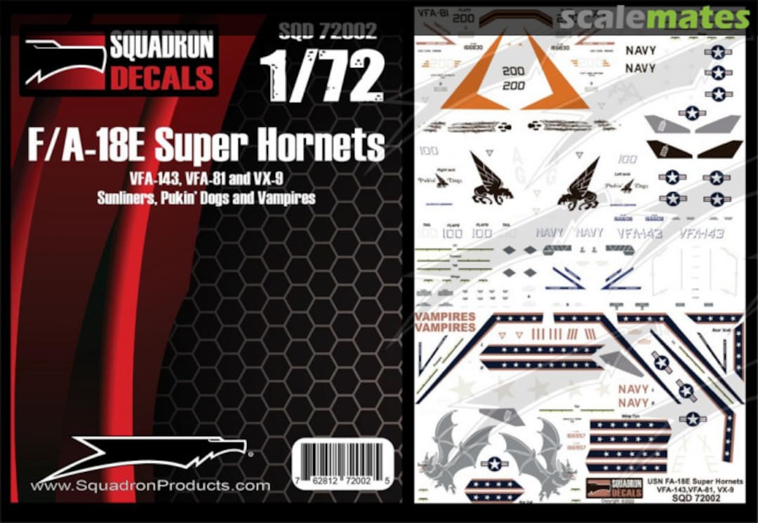 Boxart F/A-18E Super Hornets SQD 72002 Squadron