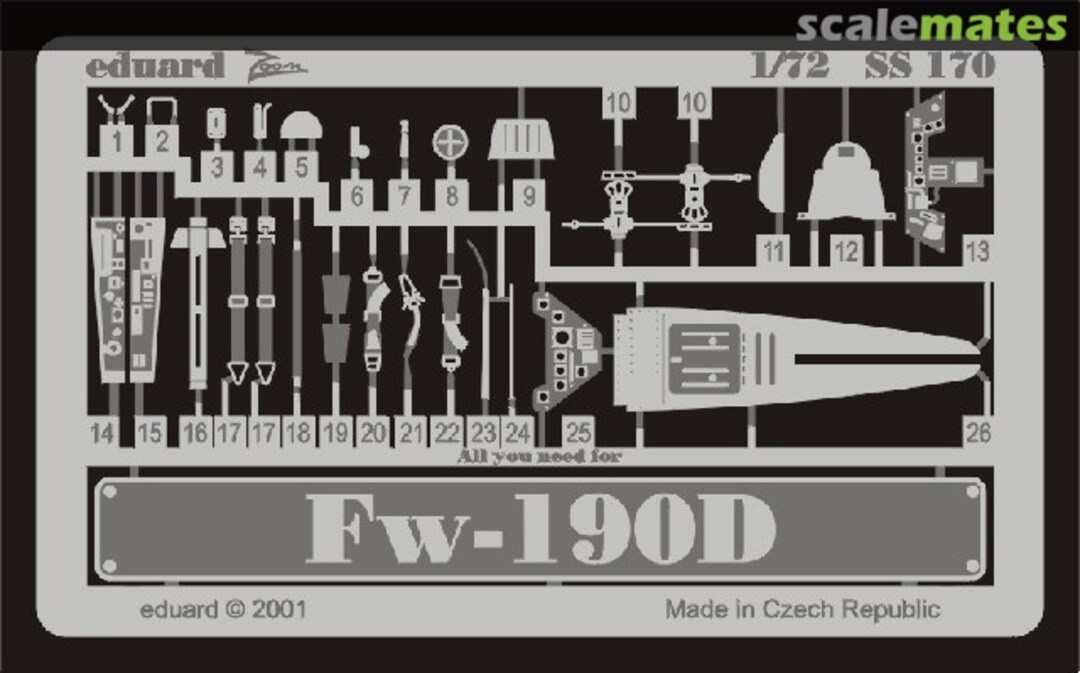 Boxart Focke Wulf Fw 190D SS170 Eduard