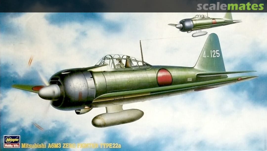 Boxart Mitsubishi A6M3 Zero Fighter Type22a 09170 Hasegawa