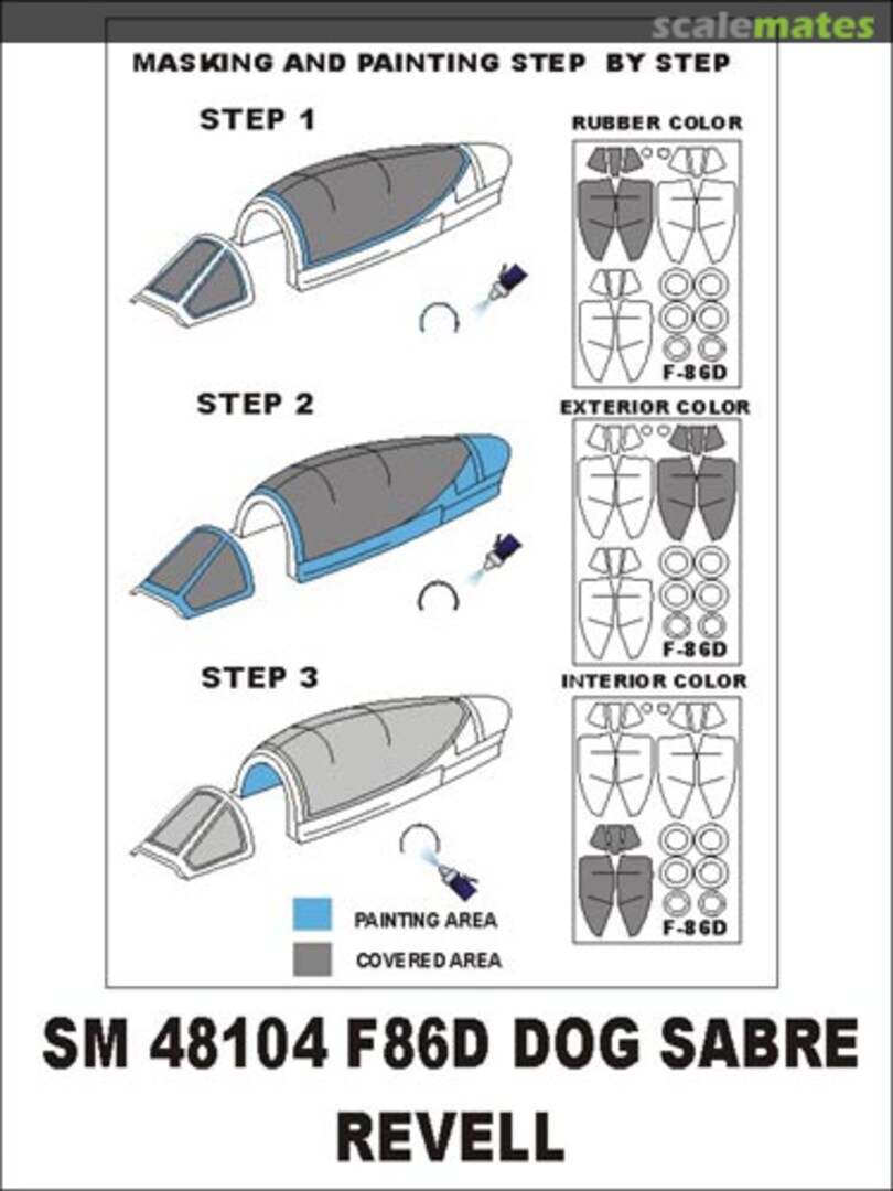 Boxart North American F-86D Sabredog SM48104 Montex