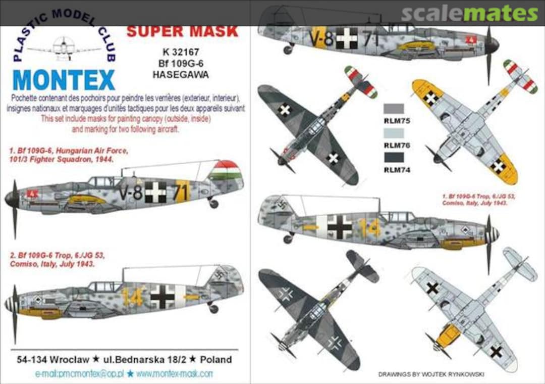 Boxart Bf 109G-6 K32167 Montex