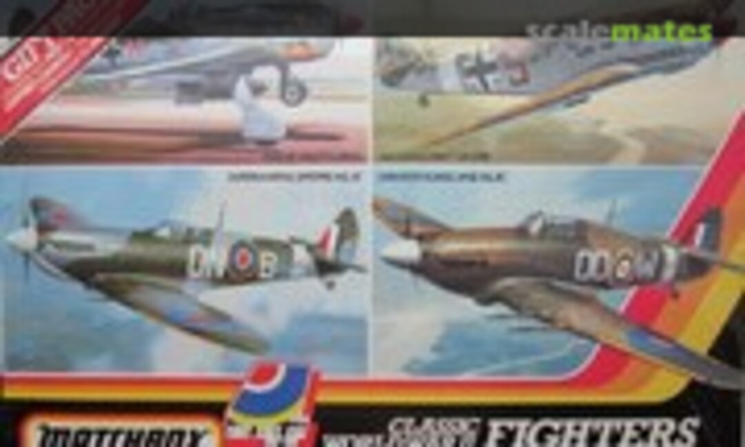 1:72 4 Classic World War II Fighters (Matchbox PK-1003)