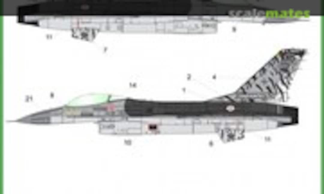 1:72 Portugal F-16 NTM 2011 (ModelMaker D72034)