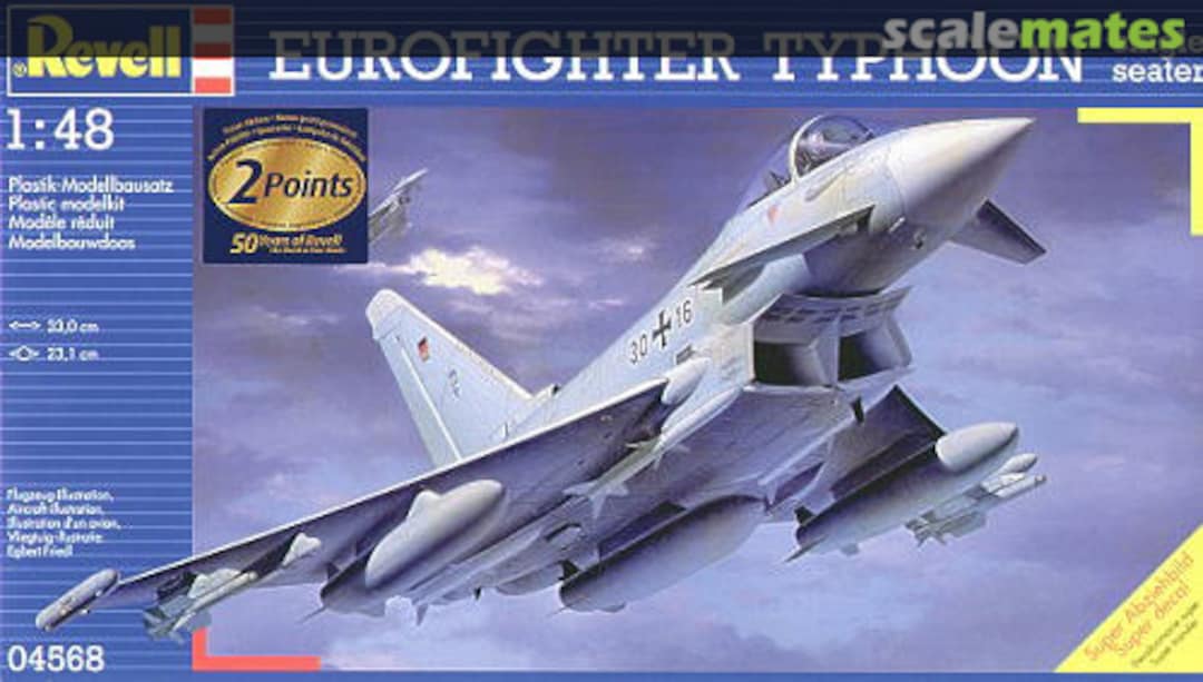 Boxart Eurofighter Typhoon single seater 04568 Revell