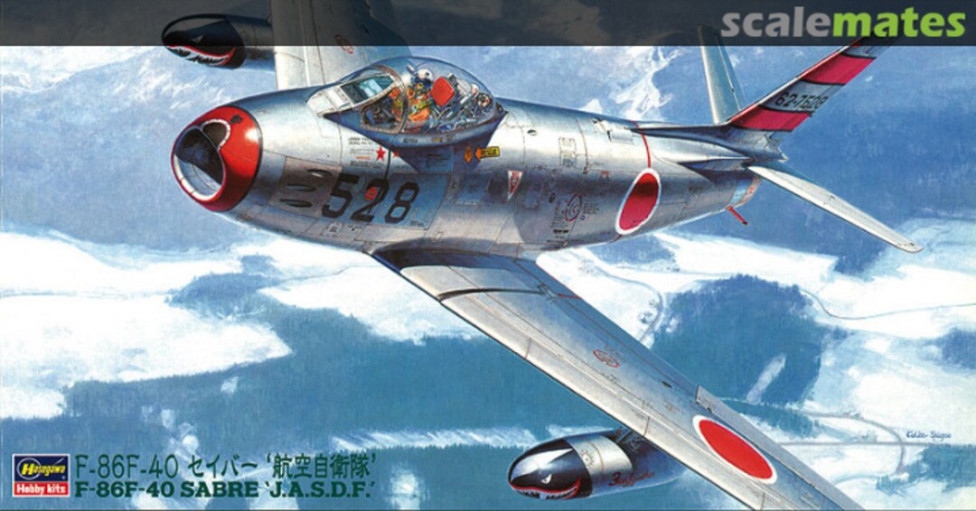 Boxart F-86F-40 Sabre J.A.S.D.F. 07514 Hasegawa