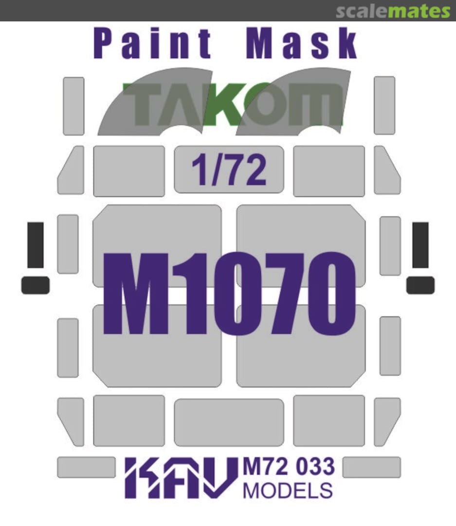 Boxart Paint mask for М1070 KAV M72 033 KAV models