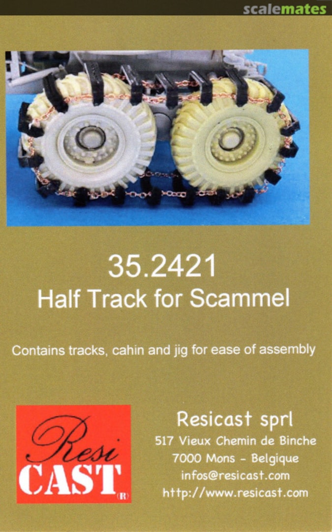 Boxart Scammell Half-Track 35.2421 Resicast