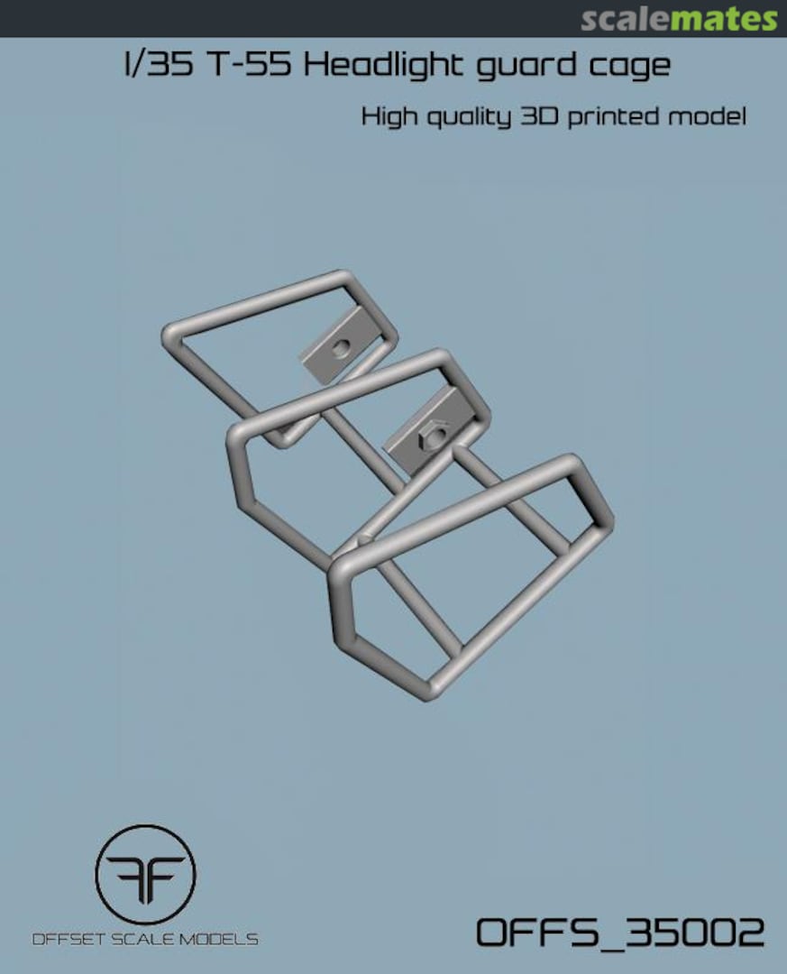 Boxart T-55 Headlight guard cage OFFS_35002 Offset Scale Models