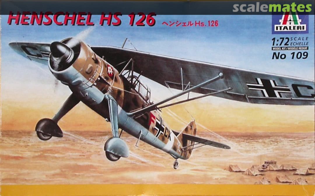 Boxart Henschel HS 126 109 Italeri