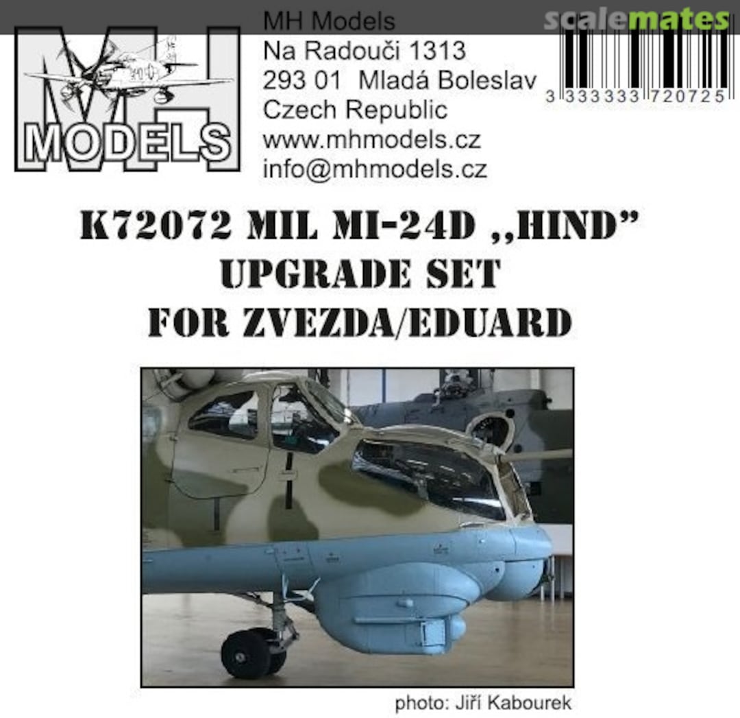 Boxart Mil Mi-24D ,,Hind" upgrade set K72072 MH Models