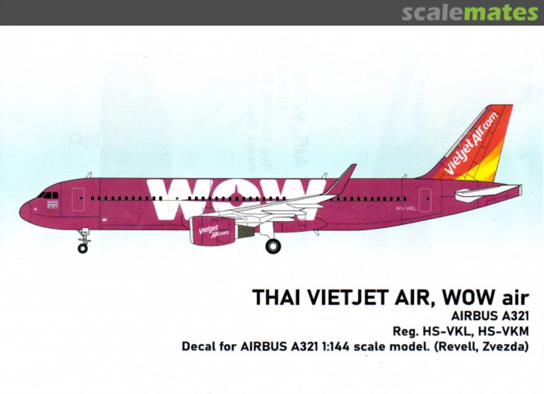 Boxart Airbus A321  SiamDecal