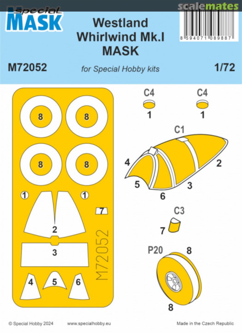 Boxart Westland Whirlwind Mk.I  M72052 Special Mask