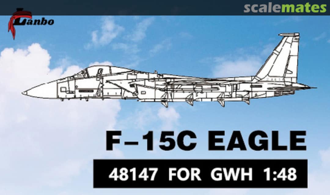 Boxart F-15C Eagle interior 3D decals 48147 Lanbo Models