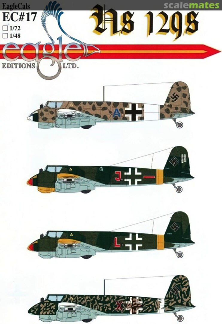 Boxart Hs 129s EagleCals EC48-17 Eagle Editions