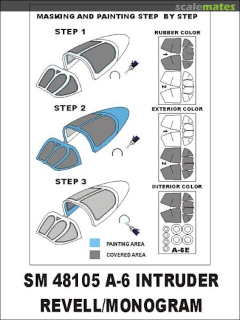 Boxart Grumman A-6 Intruder SM48105 Montex