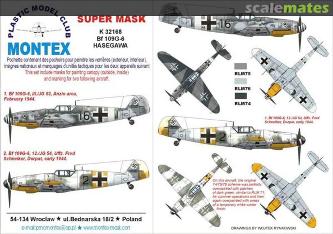 Boxart Bf 109G-6 K32168 Montex