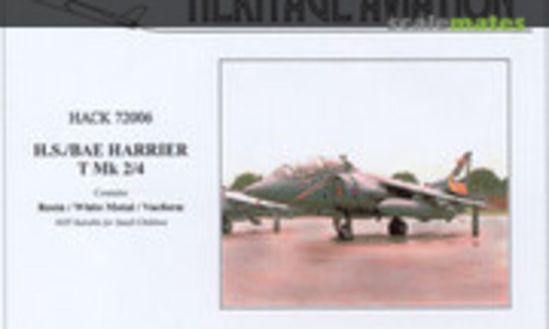 1:72 H.S./BAE Harrier T Mk 2/4 (Heritage Aviation Models 72006)