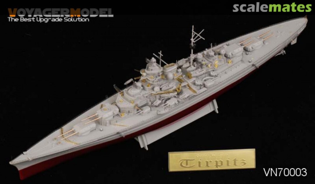 Boxart German Battleship Tirpitz VN70003 Voyager Model