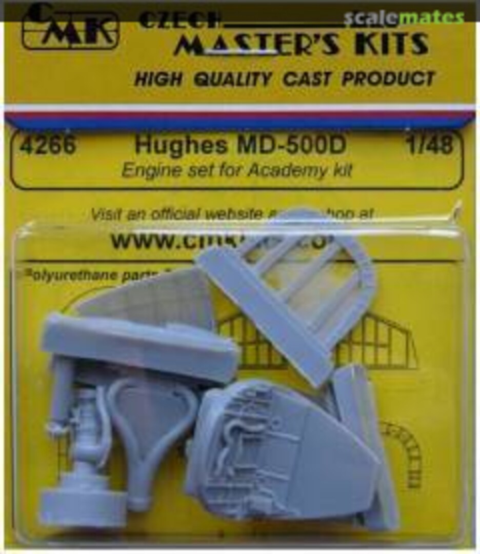 Boxart Hughes MD-500D Engine set 4266 CMK