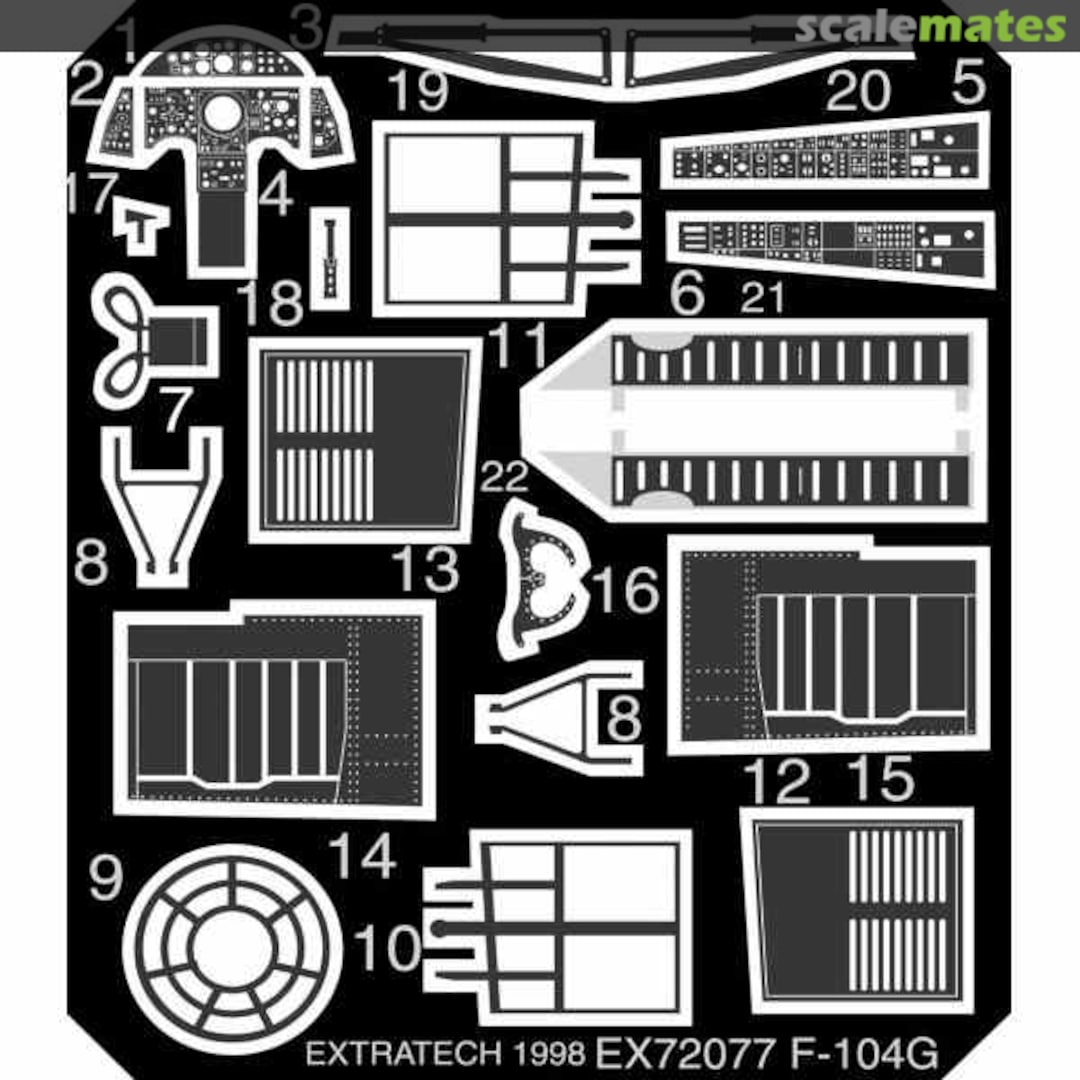 Boxart Lockheed F-104G EX 72077 Extratech