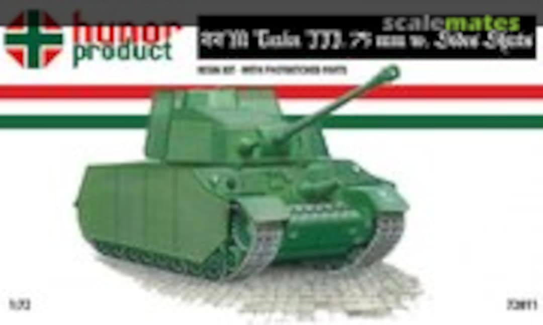 1:72 44M Turán III medium tank with side skirts (Hunor Product 72011)