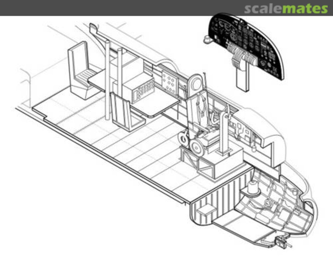 Boxart Lancaster Mk.I/III - interior set 7118 CMK