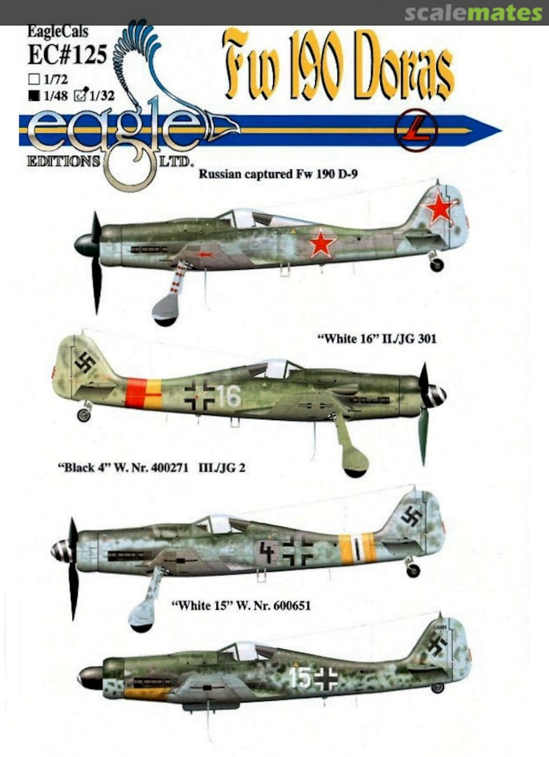 Boxart Fw 190 Doras EagleCals EC48-125 Eagle Editions