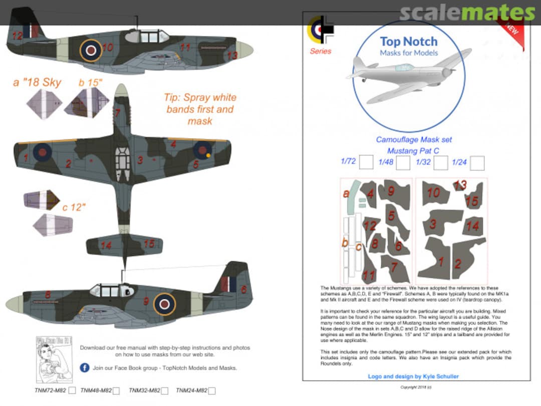 Boxart Mustang Pattern C Camo TMN48-M82 TopNotch