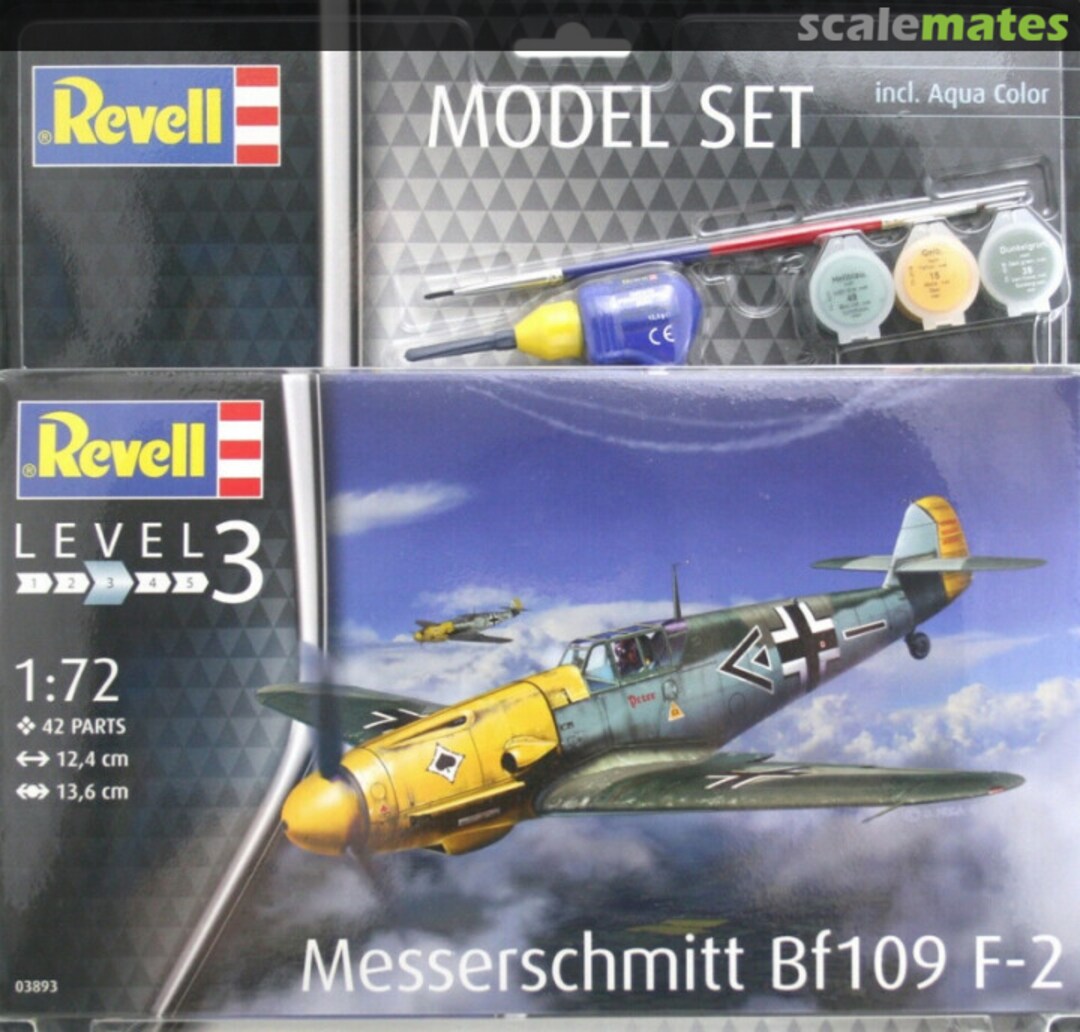 Boxart Messerschmitt Bf109F-2 63893 Revell