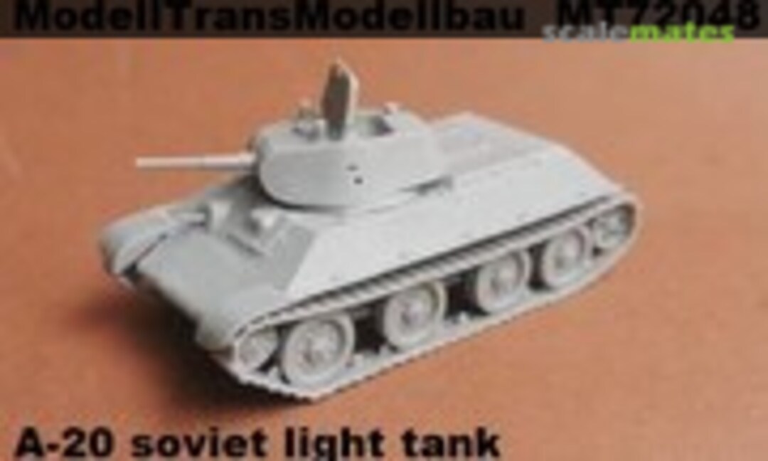 1:72 A-20 soviet light tank (Modell Trans Modellbau MT72048)