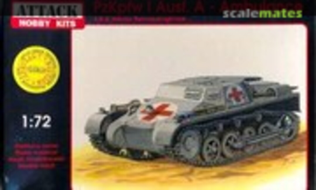 1:72 PzKpfw. I Ausf. A - Ambulance (Attack Hobby Kits 72SE14)