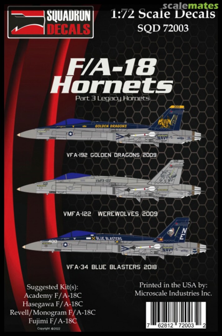 Boxart F/A-18 Hornets SQD 72003 Squadron