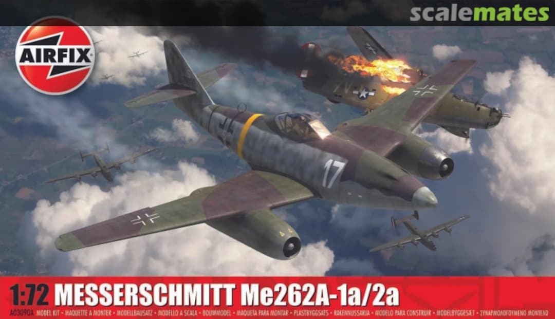 Boxart Messerschmitt Me 262A-1a/2a A03090A Airfix