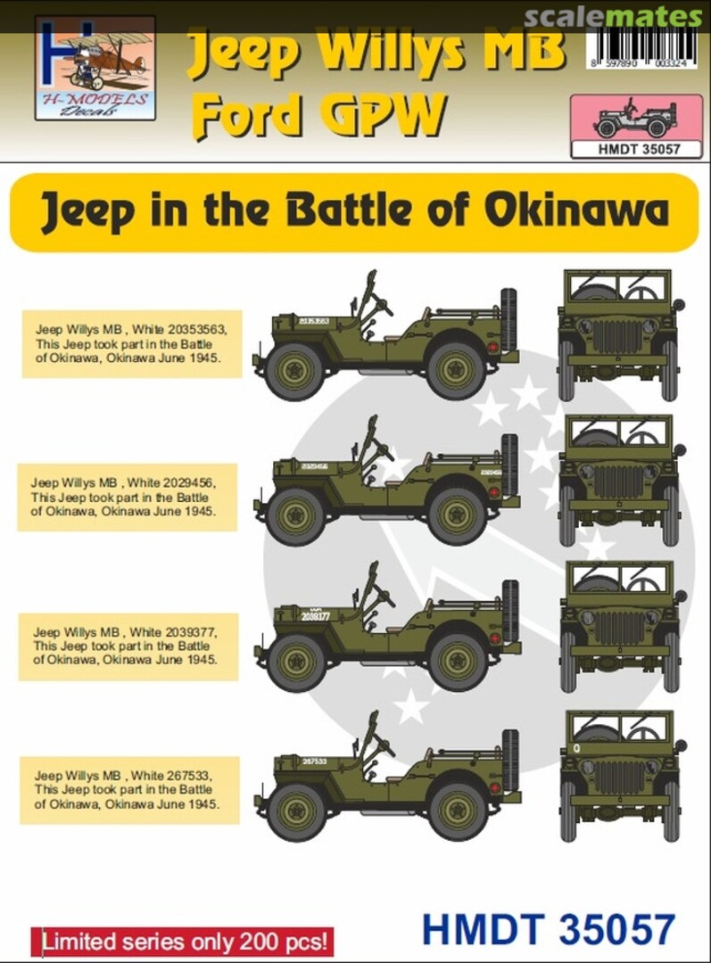 Boxart Jeep iin the Battle of Okinawa HMDT 35057 ASK