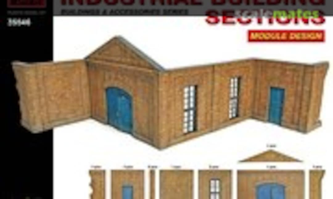 1:35 INDUSTRIAL BUILDING SECTIONS (MiniArt 35546)