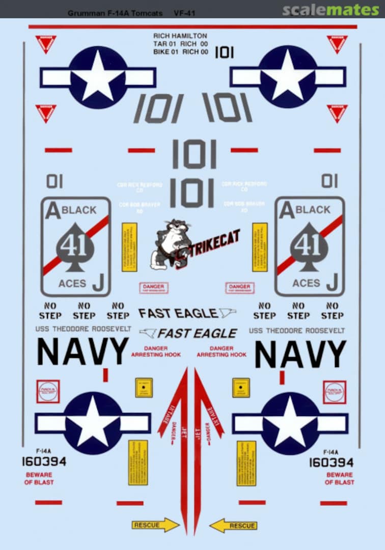 Boxart F-14A Tomcats 32-0240 Microscale