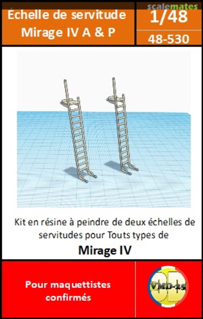 Boxart Echelles de servitude pour Mirage IV A & P 48-530 VMD25_3D