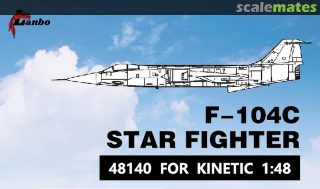 Boxart F-104C Starfighter interior 3D decals 48140 Lanbo Models