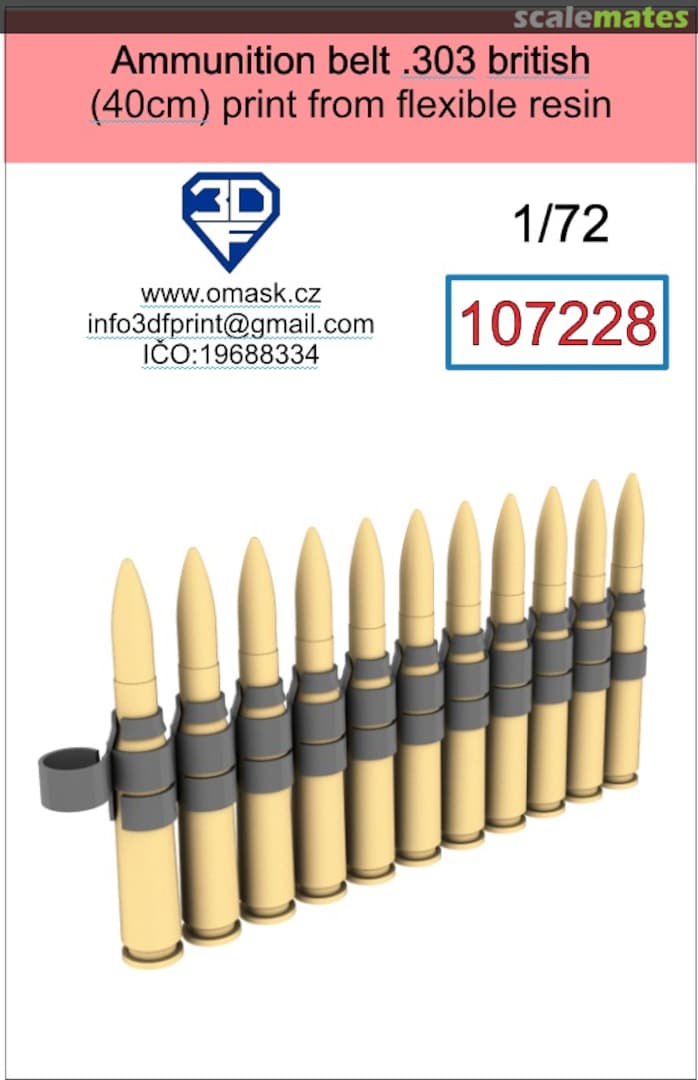 Boxart Ammunition Belt .303 British (40 cm) 107228 3DF Print