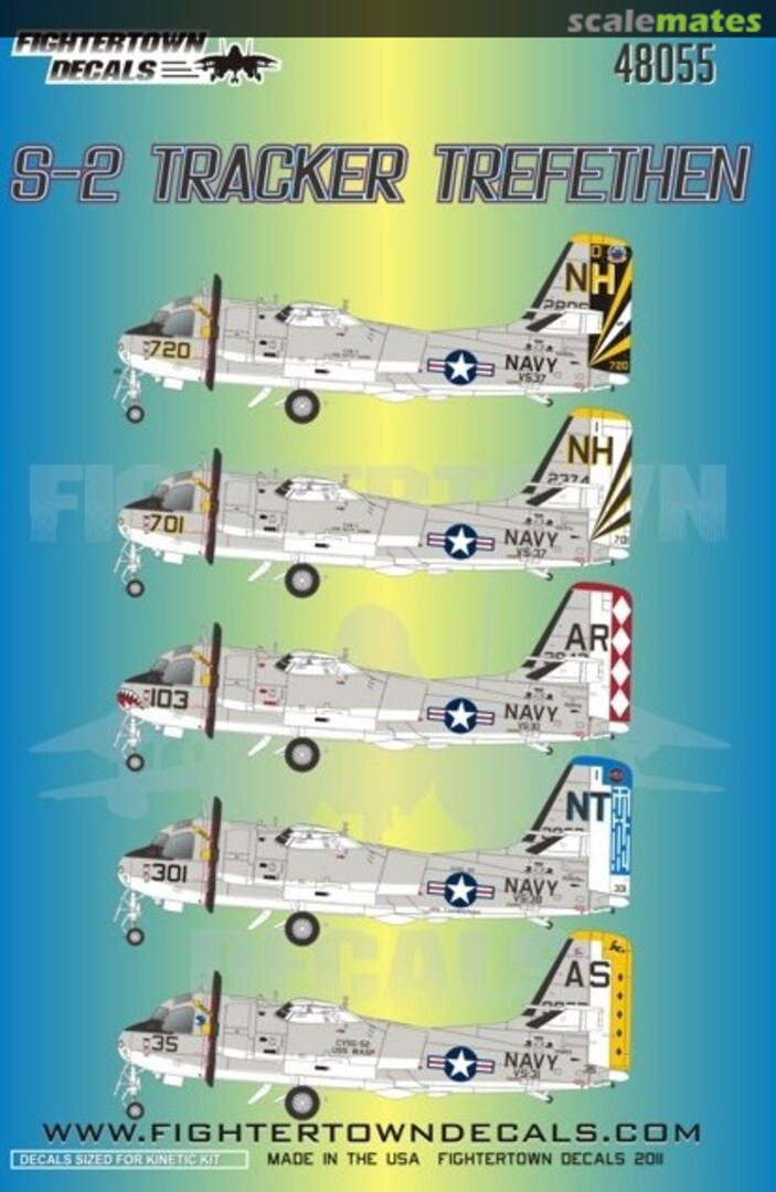 Boxart S-2 Tracker - TREFETHEN Pt.1 48055 Fightertown Decals