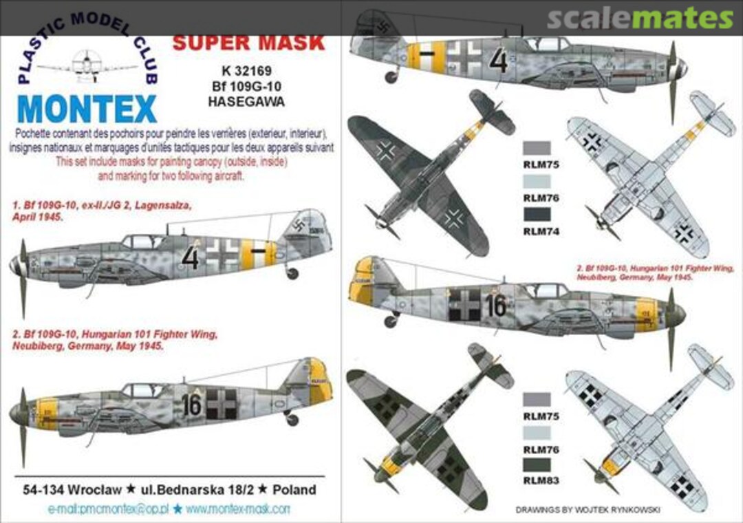 Boxart Bf 109G-10 K32169 Montex