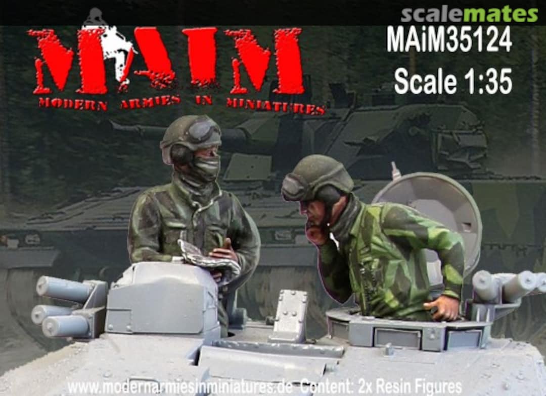 Boxart Swedish CV90 Tank Crew Set MAIM35124 MAiM