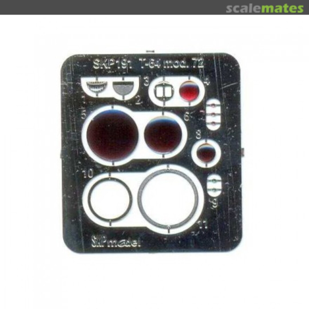 Boxart Lenses and taillights for T-64 SKP 191 SKP model