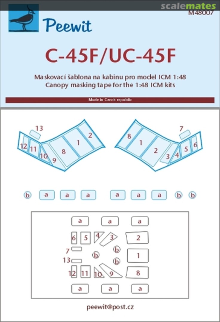 Boxart C-45F/UC-45F M48007 Peewit