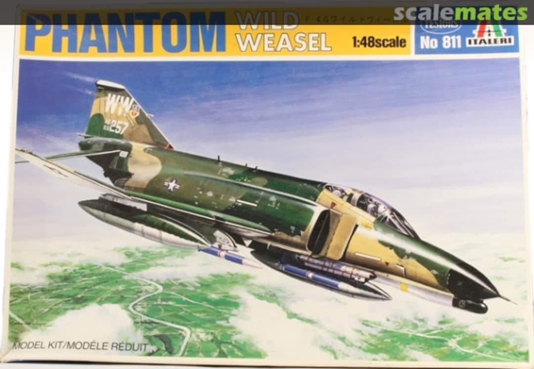 Boxart F-4G Phantom Wild Weasel 811 Italeri