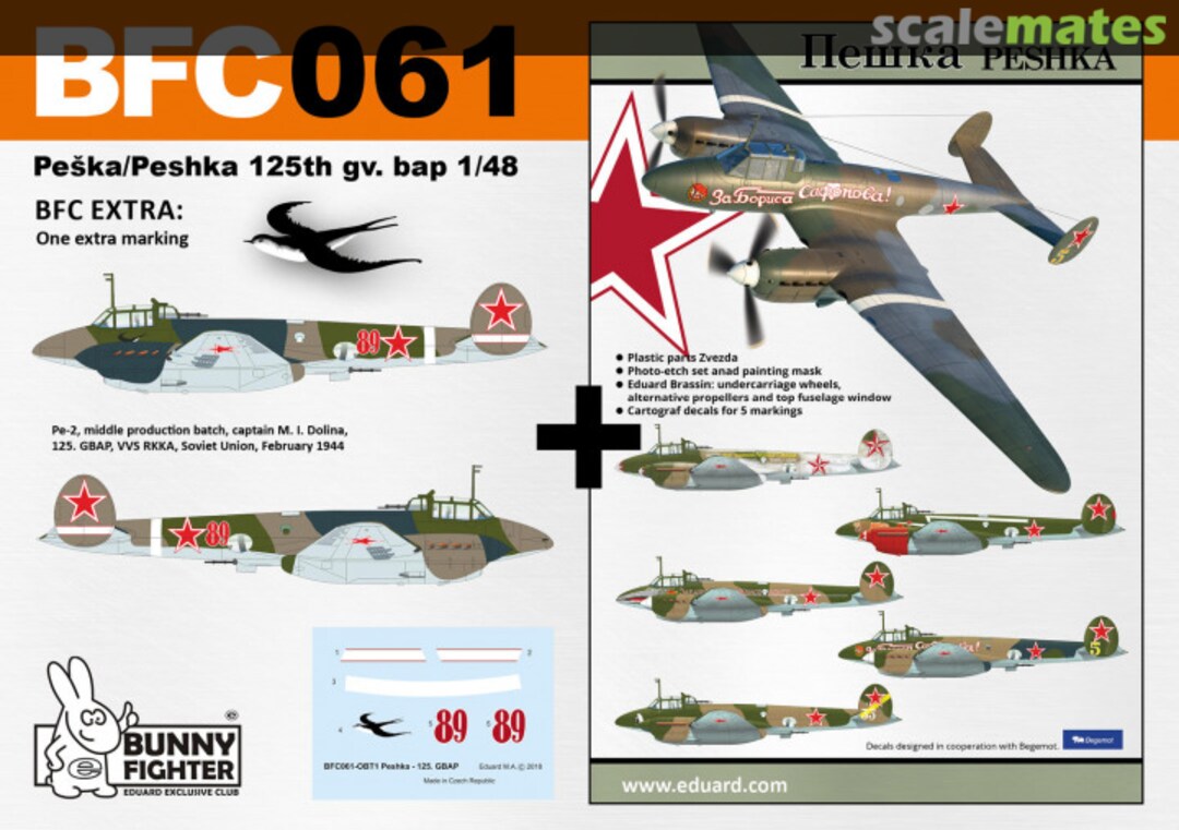 Boxart Peshka 125th gv. bap BFC061 Eduard