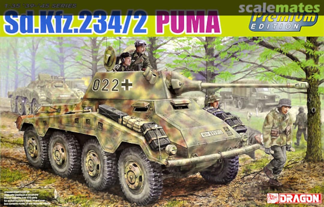 Boxart Sd.Kfz. 234/2 Puma 6943 Dragon